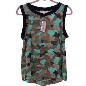 Philosophy Camouflage Sheer Top